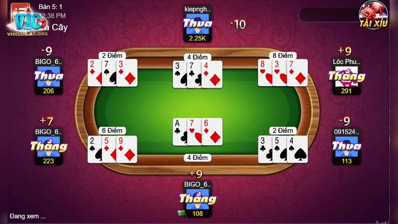 Cách chơi game mậu binh đẹp mắt